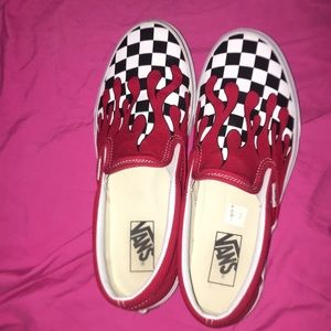 Vans Checker Flame Slip-on shoes